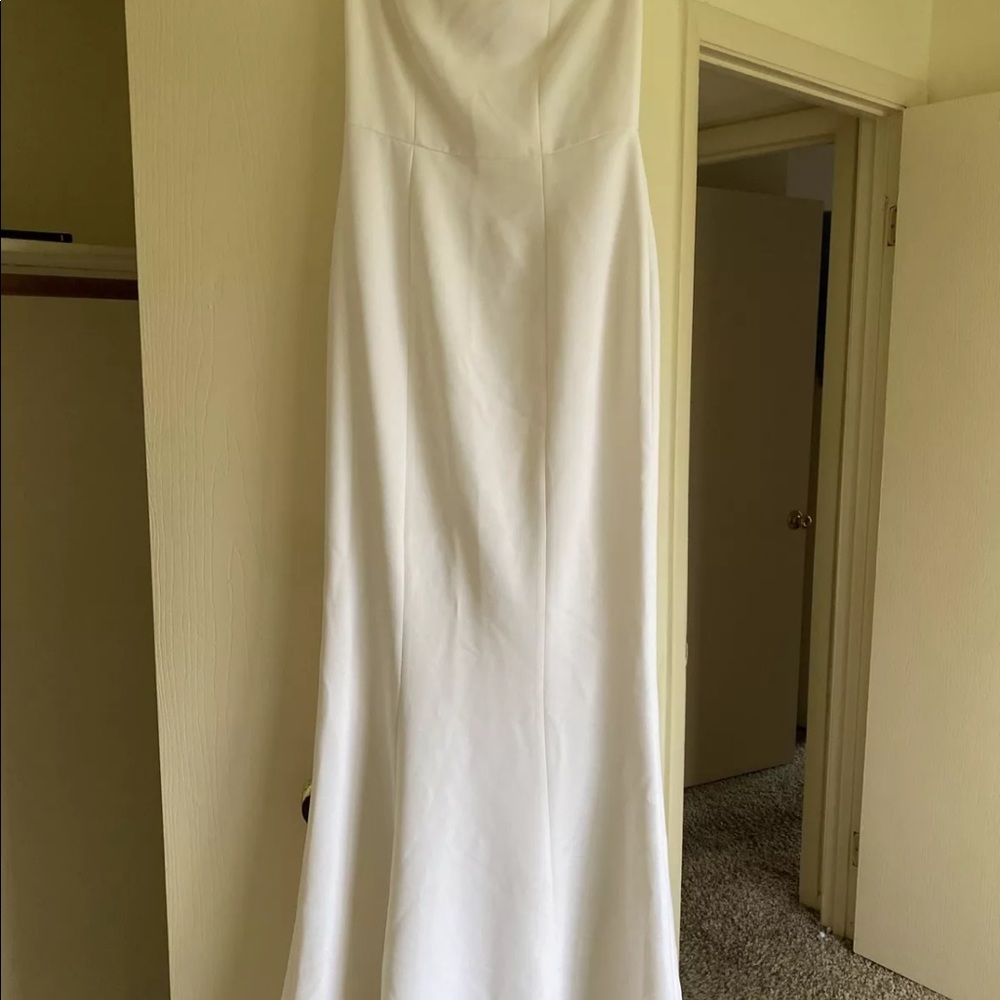 White maxi dress